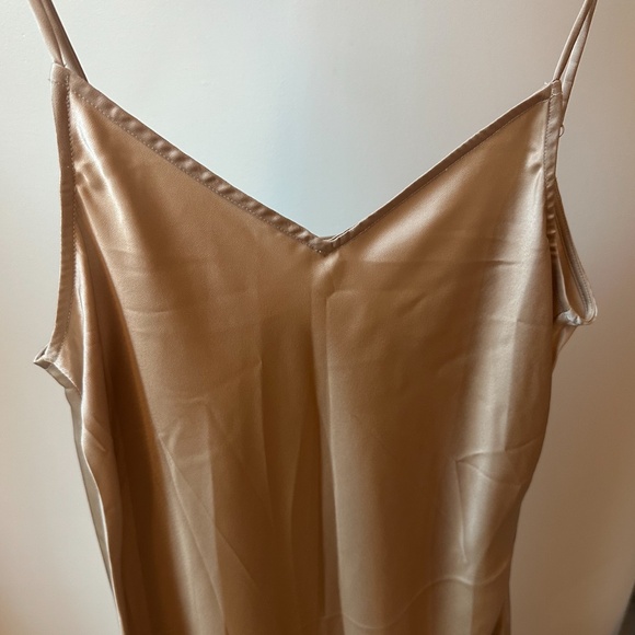 NWT - Lattelier Slip Cami Midi Dress, Colour Light Camel, Size XS - Picture 5 of 10